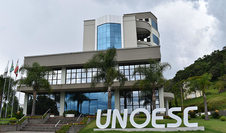 Prédio Administrativo sede da reitoria da Unoesc/Foto: Assessoria de Imprensa