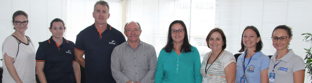 O Convênio assinado na tarde desta terça-feira (12) com o SENAC/Foto: Assessoria de Imprensa