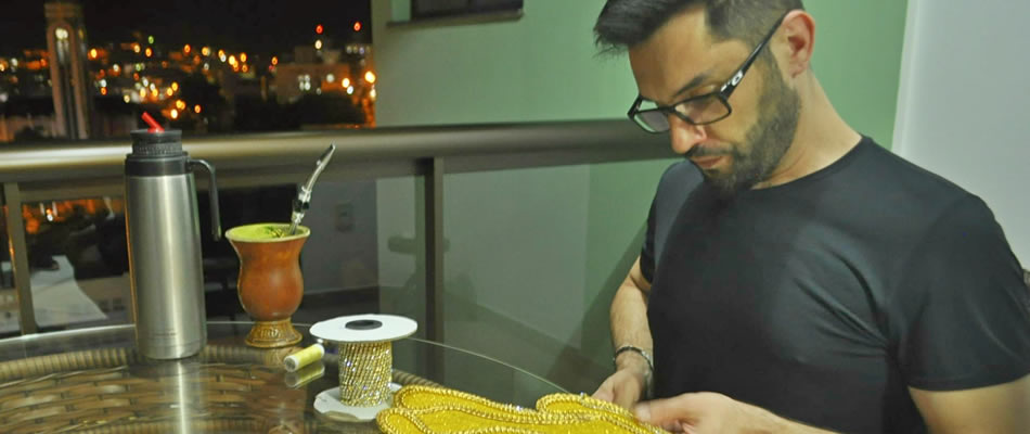 O empresário e hair beauty stylist