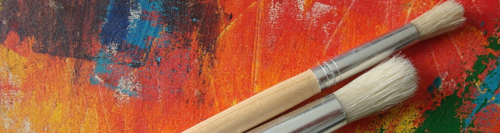 Neste  semestre estão sendo oferecidas as Oficinas de Pintura em tela