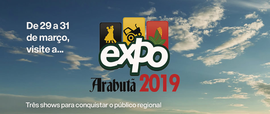 Os shows nacionais programados para a Expo Arabutã são: Os Serranos