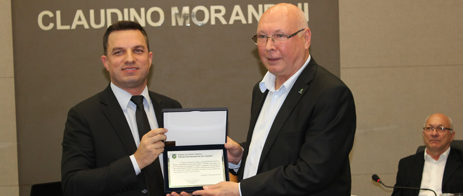 A Moção foi entregue ao Reitor da Unoesc