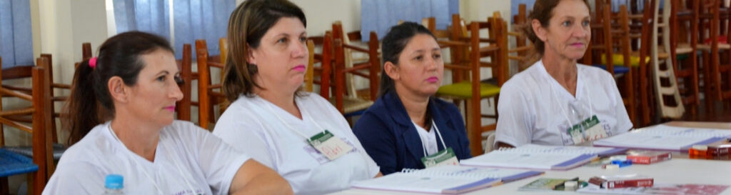 A turma de 15 mulheres foi mobilizada por meio da Souza Cruz