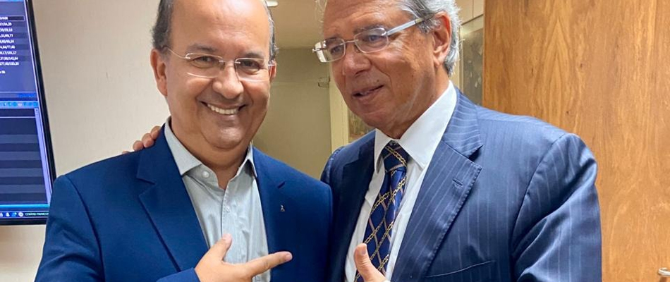 O Senador Jorginho Mello se reuniu
