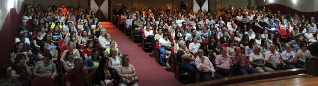 Todos os professores dos sistemas municipais de ensino participaram do evento/Foto: Assessoria de Imprensa