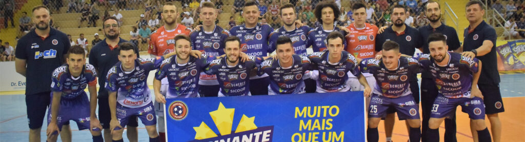 A equipe joaçabense busca o título inédito e espera aproveitar o fator casa para conquistar o resultado positivo /Foto: Assessoria de Imprensa