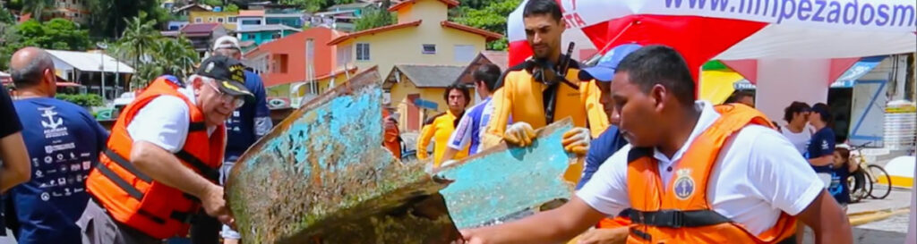O projeto Limpeza dos Mares retorna ao local onde começou