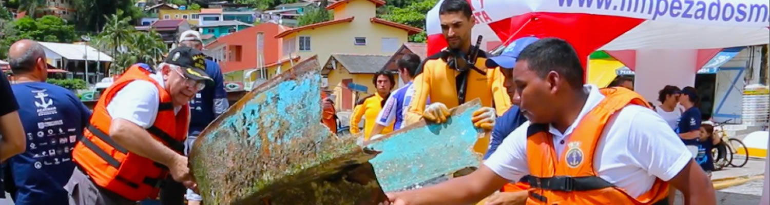 O projeto Limpeza dos Mares retorna ao local onde começou