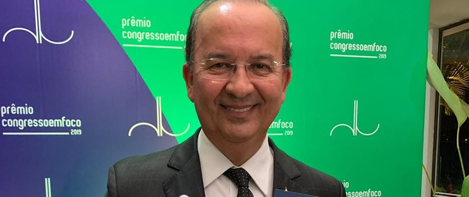 Jorginho Mello foi eleito por decisão unânime do júri técnico do Prêmio Congresso em Foco 2019/Foto: Assessorai de Imprensa