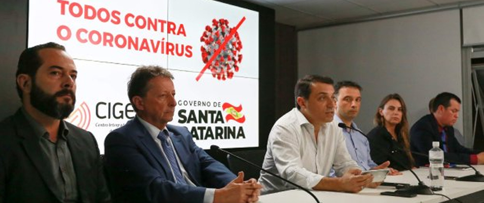 Governador Carlos Moisés decretou situação de emergência em Santa Catarina nesta terça-feira/Foto: Assessoria de Imprensa
