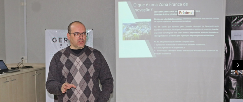 O secretário de desenvolvimento econômico de Joaçaba