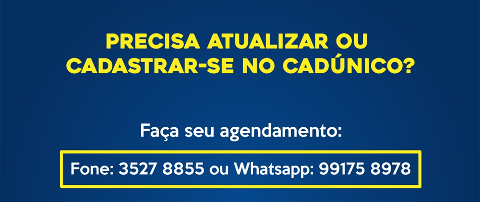 Os agendamentos devem ser realizados pelo telefone 3527- 8855 ou CRAS 3522- 4548 ou CREAS 3521-1957/Foto: Assessoria de Imprensa