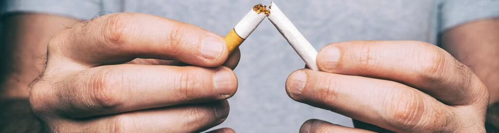 Na rede pública de saúde existe tratamento para auxiliar quem deseja parar de fumar/Foto: Divulgação Internet