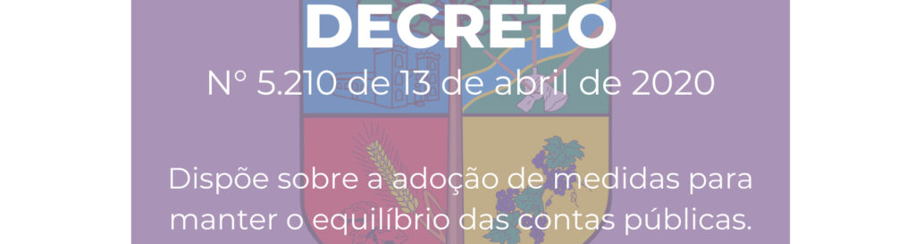 A iniciativa implanta medidas administrativas para manter o equilíbrio das contas públicas no enfrentamento a pandemia/Foto: Assessoria de Imprensa