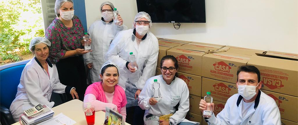A doação serve para auxiliar a Secretaria de Saúde na higienização/Foto: Assessoria de Imprensa