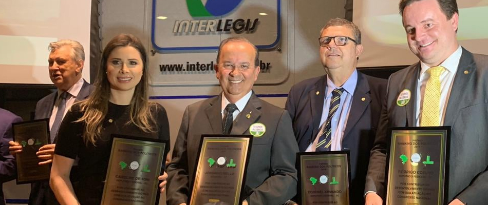 Jorginho Mello foi eleito o melhor Senador do Brasil. Jorginho está em seu primeiro ano como Senador/Foto: Assessoria de Imprensa