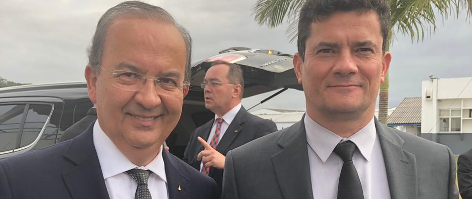 Senador Jorginho Mello e o Ministro da Justiça