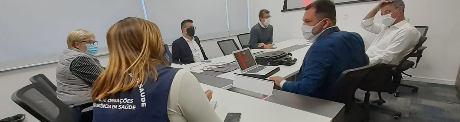 Na reunião foi apresentado o Guia de Sugestões Protetivas para a volta do Campeonato Catarinense de Futebol/Foto: Divulgação Governo de SC