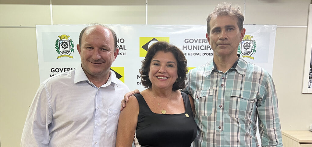 Vice-Governadora de Santa Catarina, Marilisa Boehm, visita Herval d'Oeste