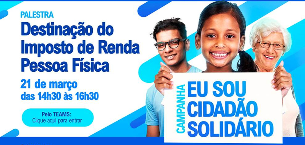 Receita Federal realiza live sobre a destinação de imposto de renda para projetos sociais e culturais