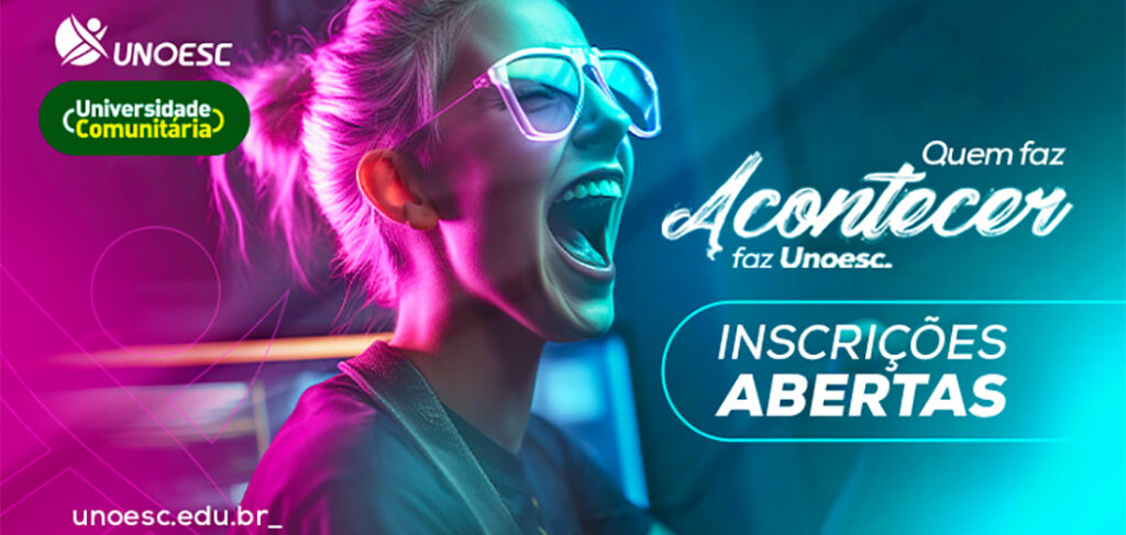 Seletivo Unoesc está com inscrições abertas para o segundo semestre de 2023