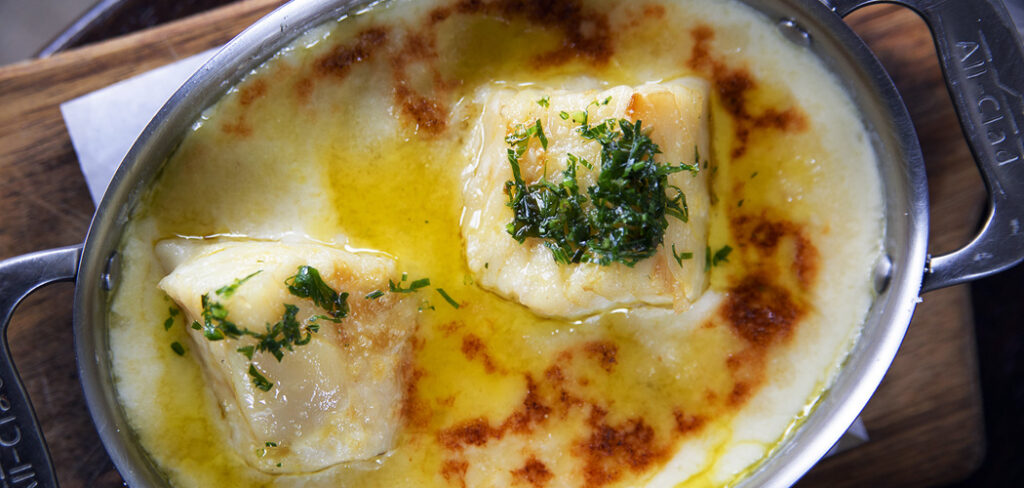 Bacalhau ao creme de mascarpone
