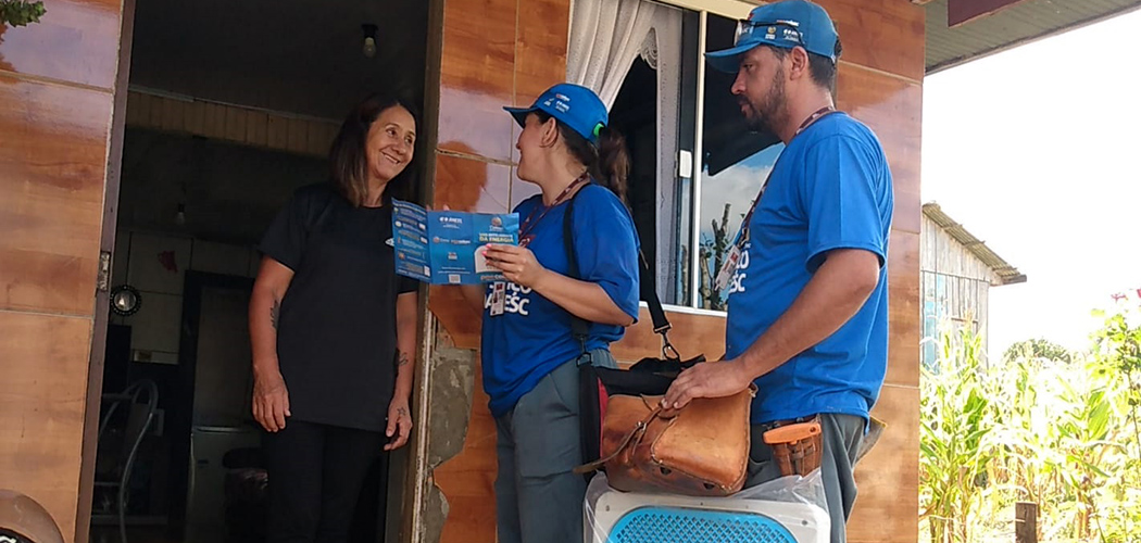 Celesc leva equipamentos mais eficientes e de baixo consumo de energia para mais de 10 mil famílias de baixa renda