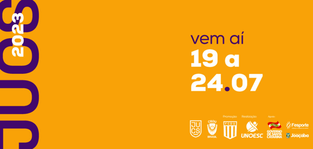 Jogos Universitários Catarinenses serão realizados no mês de julho na Unoesc