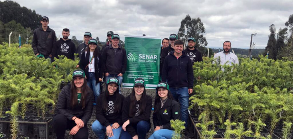 Atividade faz parte da grade curricular do Curso Técnico em Agronegócio do Sistema Faesc/Senar-SC