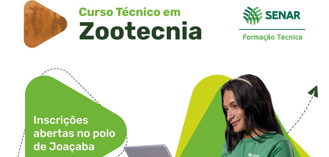 Curso Técnico em Zootecnia no Polo de Joaçaba encerra as inscrições no próximo dia 17