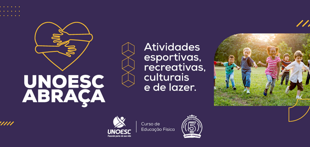 Neste sábado (27) haverá Unoesc Abraça em Joaçaba