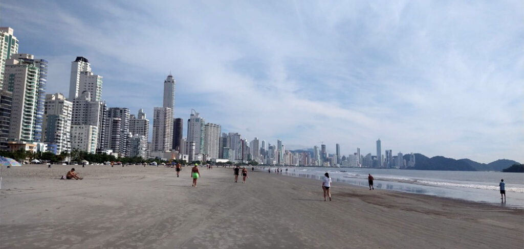 A cidade de Balneário Camboriú está 100% saneada/Foto: Maely Silva - Bom Dia SC