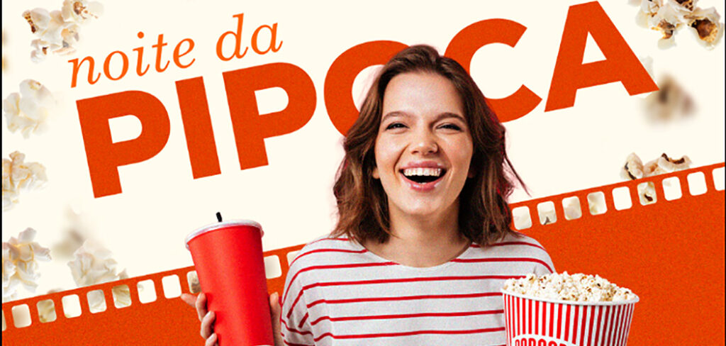Curso de Publicidade e Propaganda convida a comunidade para prestigiar Noite da Pipoca