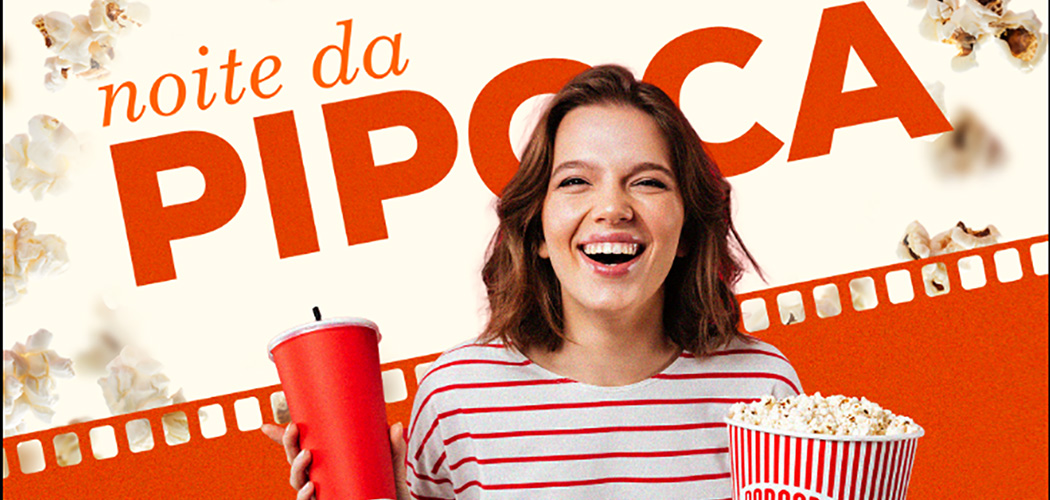 Curso de Publicidade e Propaganda convida a comunidade para prestigiar Noite da Pipoca