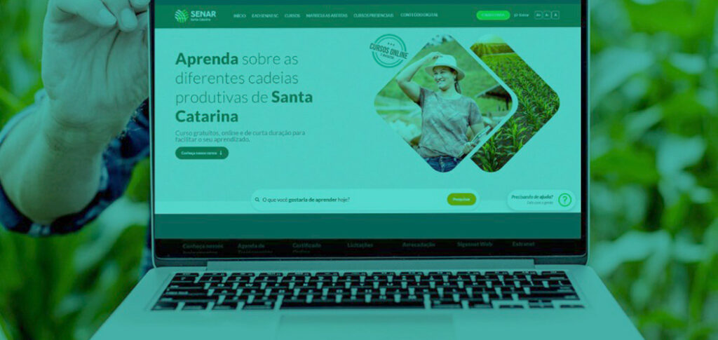 Acesse o Portal EAD do Senar/SC e matricule-se em um dos cursos reconhecidos pela alta qualidade
