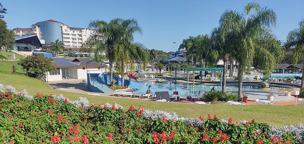 Machadinho Thermas Resort SPA, localizado na cidade de Machadinho/RS /Foto: Evandro Novak/Bom Dia SC