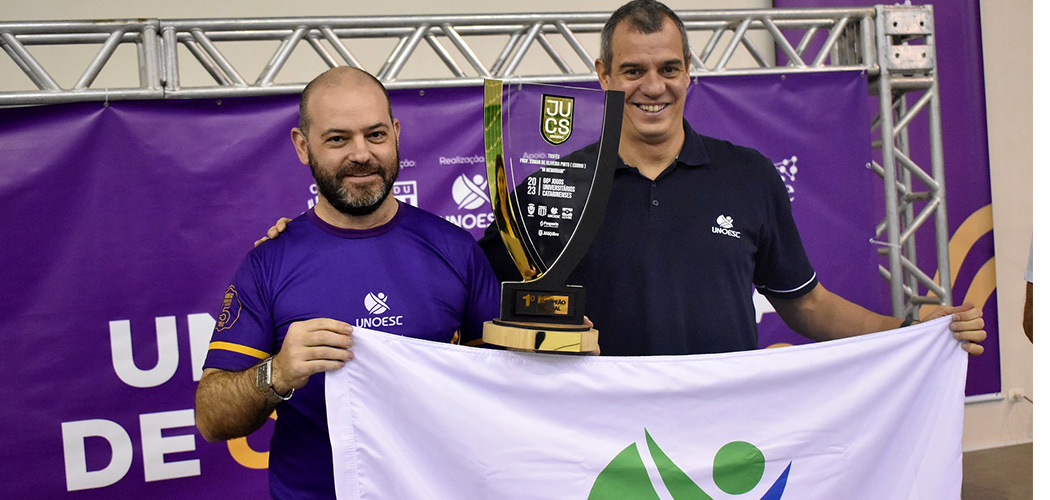 Unoesc conquista troféu de campeã geral dos JUCs 2023
