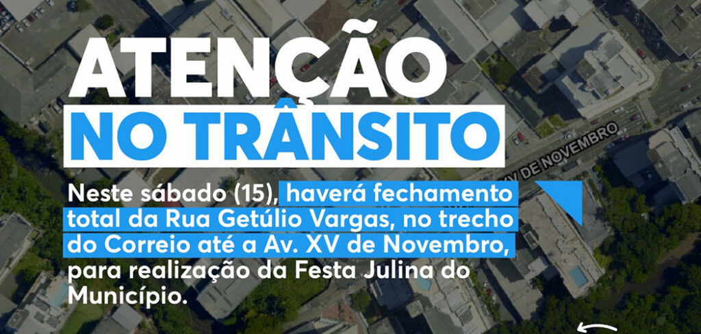 Atenção para o Trânsito de Joaçaba nesta sábado (15)