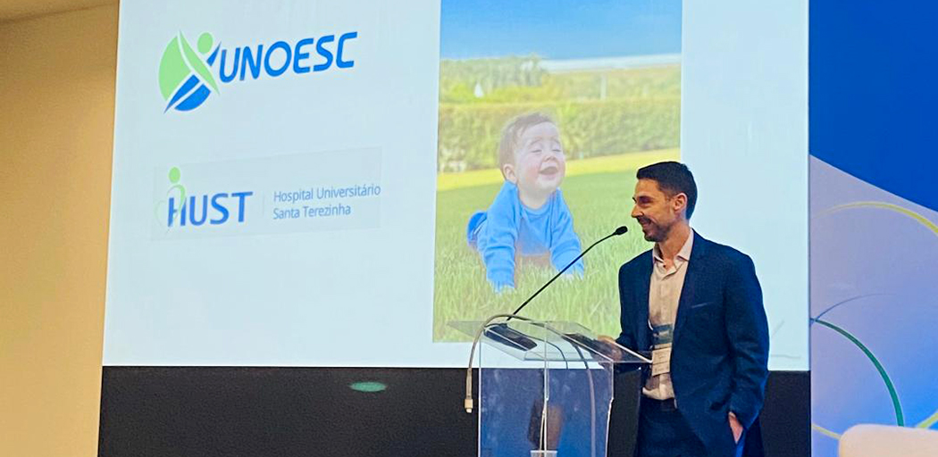 Trabalho de estudante do curso de Fisioterapia da Unoesc é premiado em Congresso Sul-brasileiro