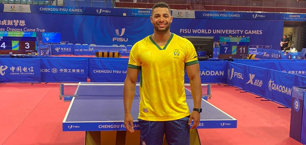 Mesa-tenista de Joaçaba participa de competição na China