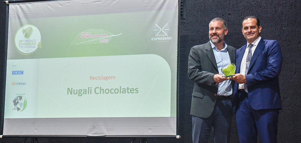 Nugali Chocolates recebe prêmio por reduzir produção de lixo a quase zero