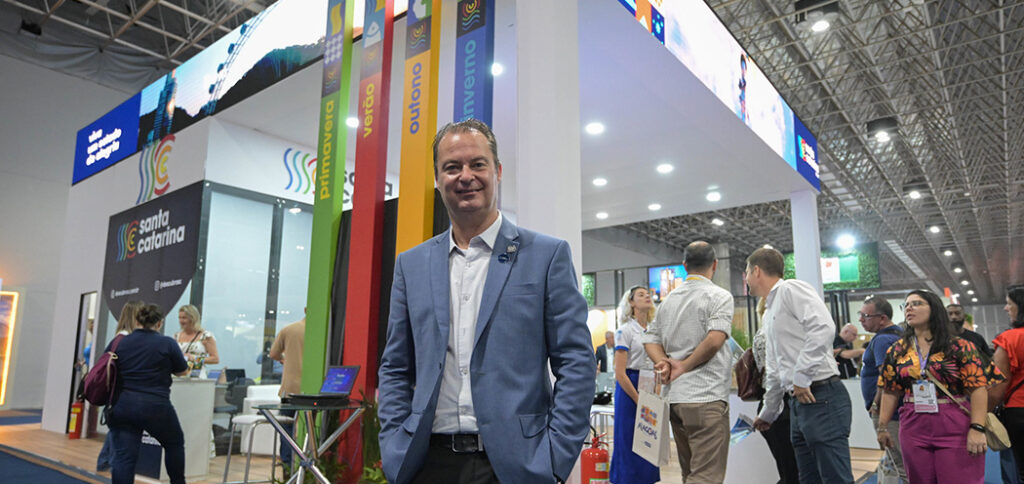 Com a palavra, Evandro Neiva, secretário de Turismo do Estado de Santa Catarina/Foto: Eduardo Valente/Gov. SC