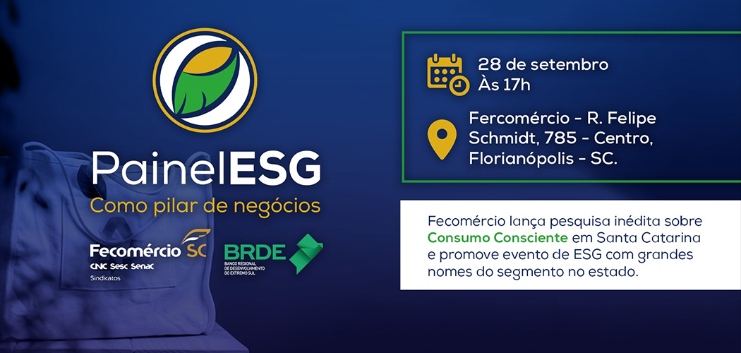 Fecomércio lança pesquisa inédita em evento sobre consumo consciente