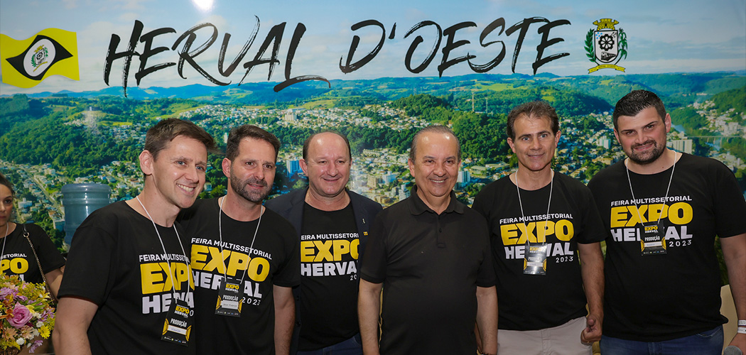 Jorginho Mello prestigia Expo Herval 2023, que aconteceu em  Herval d’Oeste