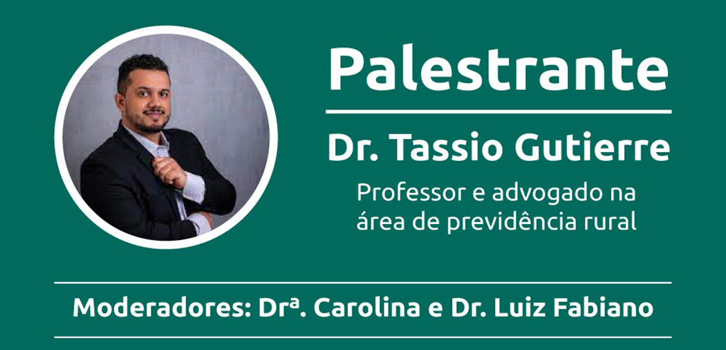 Planejamento Previdenciário Rural é o tema da palestra do Sistema Faesc/Senar
