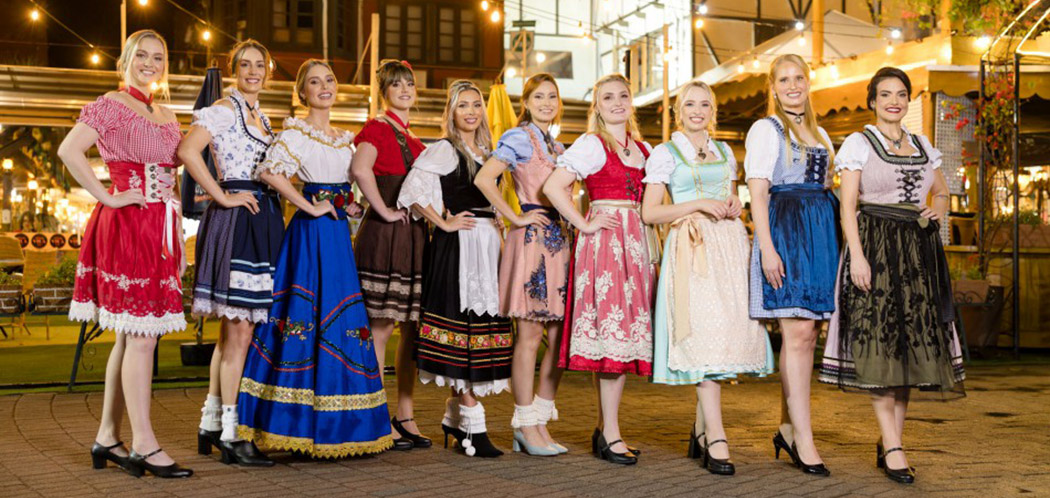 10 candidatas irão disputar o concurso da realeza da 39ª Oktoberfest Blumenau