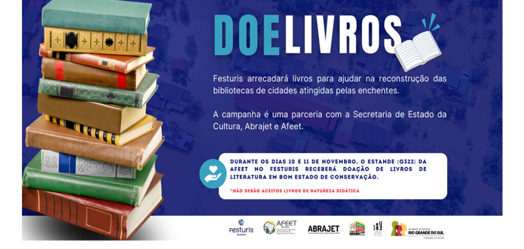 Festuris: Apoiando a Reconstrução de Bibliotecas no Rio Grande do Sul