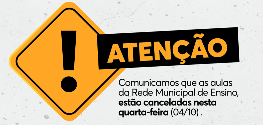 Joaçaba: Aulas no período vespertino estão canceladas da Rede Municipal de Ensino nesta quarta-feira (04)