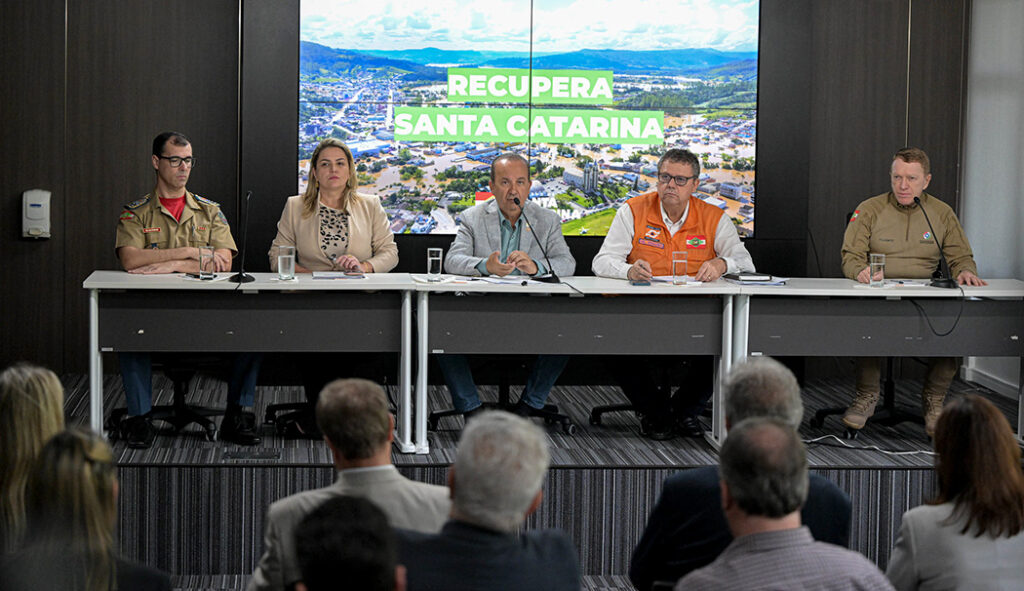 O Programa Recupera Santa Catarina é um dos maiores lançados pelo Governo Estadual neste ano/Eduardo Valente/GOVSC