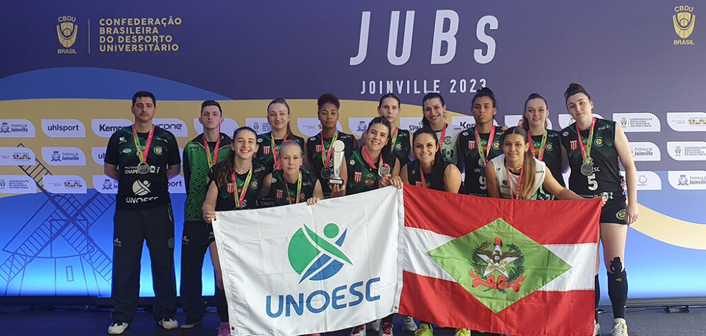 Unoesc conquista medalhas na 70ª edição dos Jogos Universitários Brasileiros (JUBs)